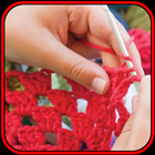 Learn knitting crochet step by step ไอคอน