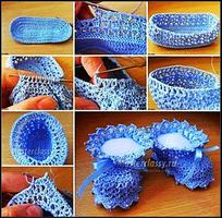 Learn knitting crochet step by step โปสเตอร์