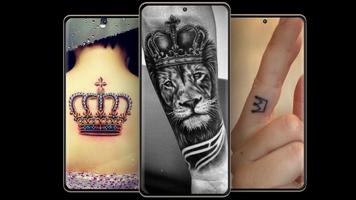 Crown Tattoo Designs Plakat