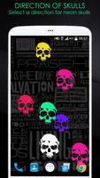 Neon Skulls-poster