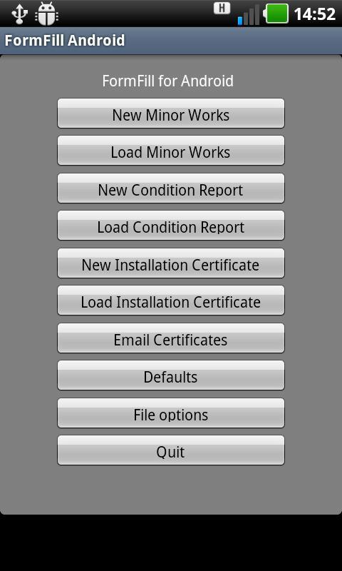 Certificate installer Android.