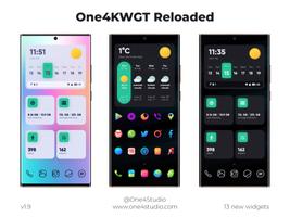 One4KWGT Reloaded: KWGT widget capture d'écran 3