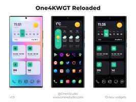 One4KWGT Reloaded: KWGT widget Ekran Görüntüsü 3