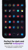 Hera Dark: Circle Icon Pack ภาพหน้าจอ 1