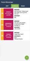 Future Messenger—Schedule SMS الملصق