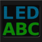 Panel electrónico Letrero led icono
