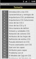 Manual CSS capture d'écran 1