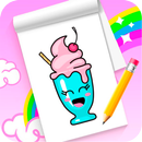 How to draw cute food APK