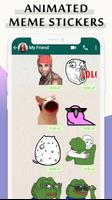 Animated memes Stickers for WhatsApp 2021 Affiche