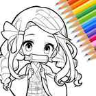 Cute Drawing : Anime Color Fan icône