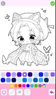 Cute Drawing : Anime Color Fan Affiche