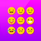 Cute emoji keyboard icon
