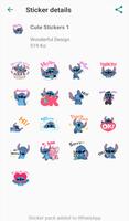 Lovely Stitch Stickers -WAStickerApps screenshot 2