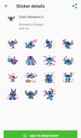 Lovely Stitch Stickers -WAStickerApps скриншот 3