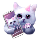 Cute Kitty Launcher Themes icône