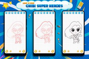 Learn to Draw Cartoon Heroes スクリーンショット 1