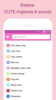 Cute Ringtone - Ringtones App تصوير الشاشة 1