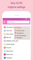Cute Ringtone - Ringtones App captura de pantalla 3