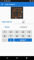 Cube Volume Calculator poster