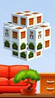 Cube 3d matching master games Affiche