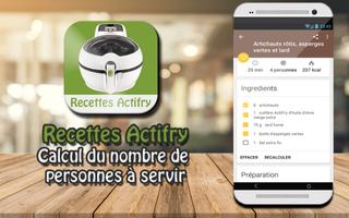 Recettes Actifry poster