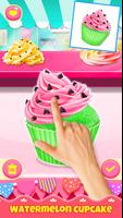 Cupcake Games Food Cooking Affiche