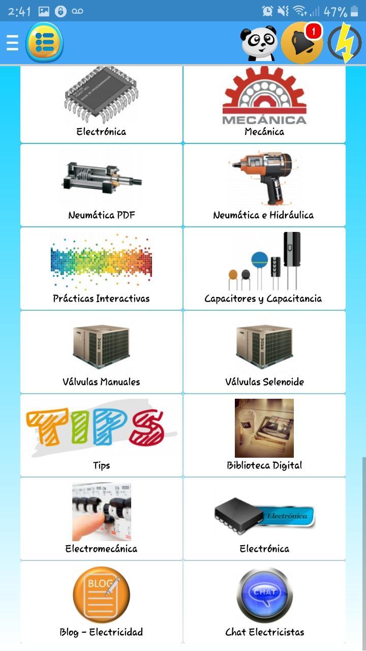 Aprender Electricidad, gratis inicia el curso. APK untuk Unduhan Android