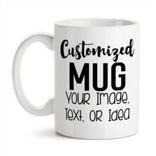 Personalized Coffee Mugs Add Photo,Logo, or Text ☕