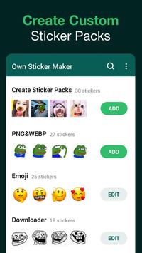 Sticker Maker for WhatsApp poster