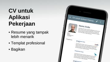 CV untuk Aplikasi Pekerjaan poster