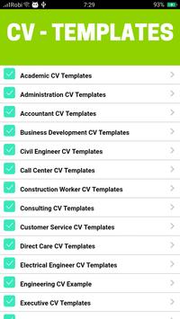 CV Templates capture d'écran 7