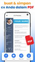 melanjutkan pembuat CV pembuat screenshot 1