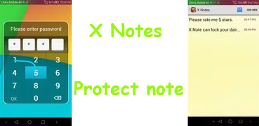 X Private Notes(secret diary)