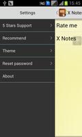 X Private Notes(secret diary) capture d'écran 3