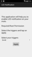 برنامه‌نما MOTO E LED Notification عکس از صفحه