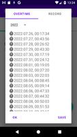 Overtime tracker screenshot 3