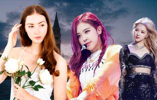 Selfie Photo with Rose – Blackpink Wallpapers الملصق