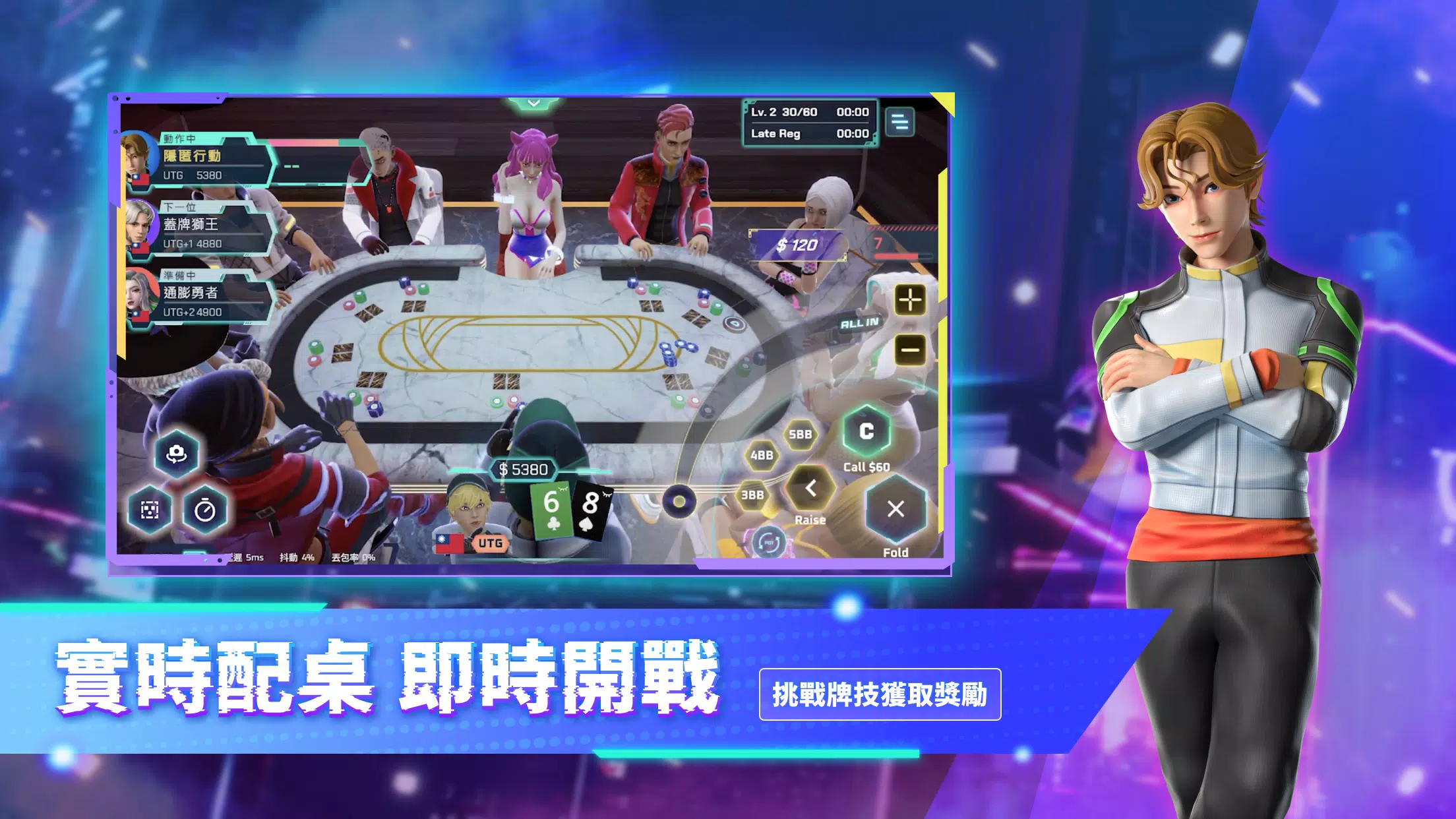 CyberPoker-極致3D電競撲克 CyberPoker-極致3D電競撲克