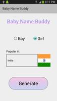 Baby Name Buddy โปสเตอร์