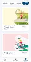 Fietsen Tracker Apps-poster