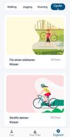 Radfahren tracker app Plakat