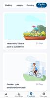 Application entraînement vélo capture d'écran 1