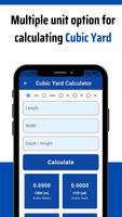 Cubic Yard Calculator syot layar 2