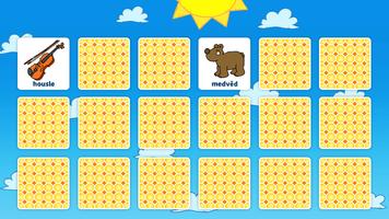 Čeština s Bílou paní: Pexeso plakat