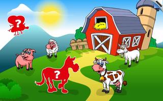 Kids Animal Preschool Puzzle L الملصق