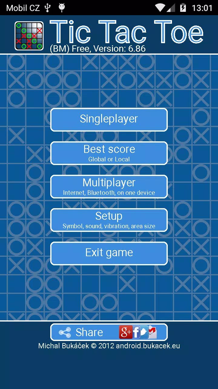 Tic Tac Toe Glow by TMSOFT Game for Android - Download