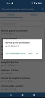 Physical constants and formula screenshot 1
