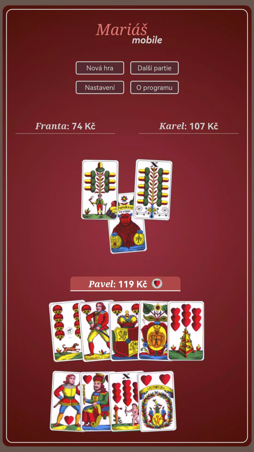 Mariáš mobile