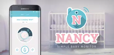 ナンシー赤ちゃんモニター: ビデオカメラ。