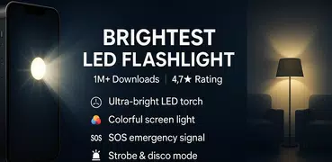 Linterna LED - Luz brillante